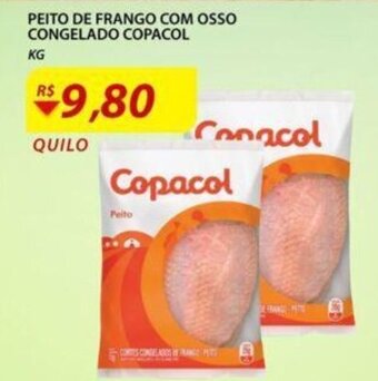 Assaí Atacadista Peito de Frango com Osso Congelado Copacol 1kg oferta