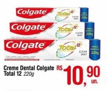 Fort Atacadista Creme Dental Colgate Total 12 220g oferta