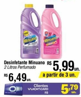 Fort Atacadista Desinfetante Minuano 2L oferta