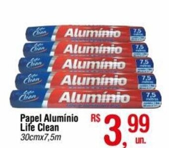 Fort Atacadista Papel aluminio Life Clean 30cmx7.5m oferta