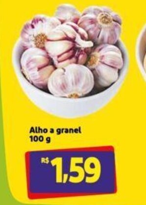 Extra Supermercado Alho a granel 100g oferta