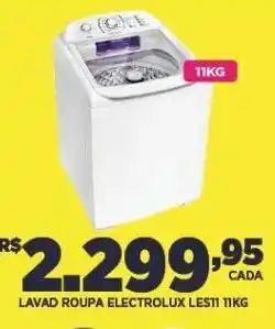 DB Supermercados Lavadora roupa electrolux les11 11kg oferta
