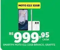 DB Supermercados Smartphone motorola e22 32gb oferta