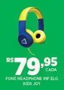DB Supermercados Fone headphone kids joy oferta