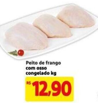 Extra Supermercado Peito de Frango Com Osso Congelado 1kg oferta