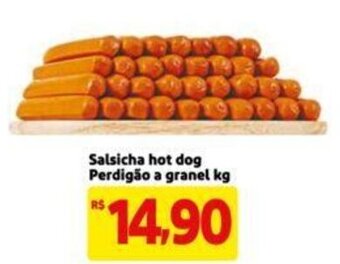 Extra Supermercado Salsicha Hot Dog Perdigao a granel 1kg oferta
