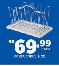 DB Supermercados Porta copos inox oferta