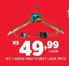 Kit caribe mad p/ vest lidia