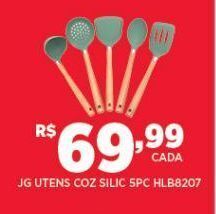 DB Supermercados Jg utensílios de cozinha silic 5pc oferta