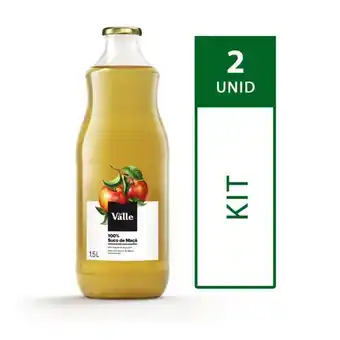 Pão de Açúcar Pack com 2 suco de maçã origens integral del valle 1,5 litros cada oferta
