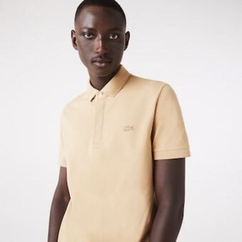 Lacoste Camisa polo lacoste paris regular fit masculina em piquet de algodão stretch oferta