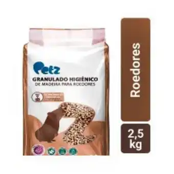 Petz Granulado higiênico de madeira para roedores petz oferta