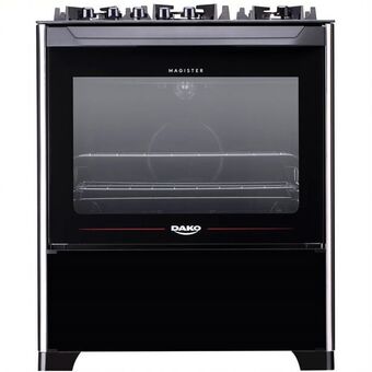Gazin Fogão dako 5 bocas magister automático mesa de vidro forno 100l oferta