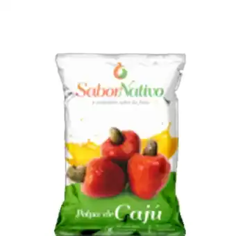 Super Lagoa Polpa fruta sabor nativo 400g caju oferta