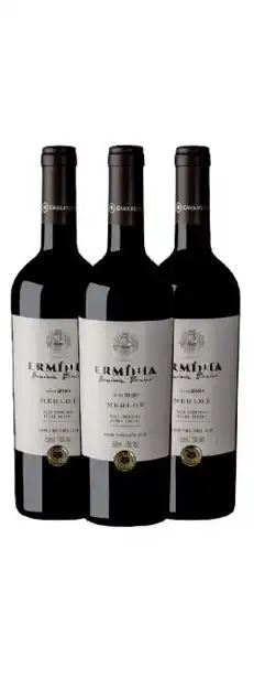 Kit 3 erminia perini merlot 2020