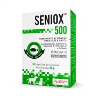 Seniox avert 500 mg 30 cápsulas