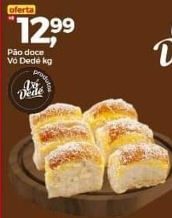 Frangolândia Pao doce Vo Dede 1kg oferta