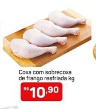 Compre Bem Coxa com Sobrecoxa de Frango resfriado 1kg oferta