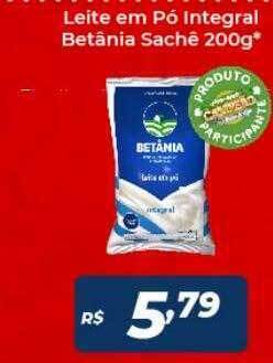 Atakarejo Leite em pó integral betânia oferta