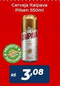 Cerveja itaipava pilsen