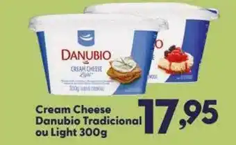 Cream cheese danubio tradicional ou light
