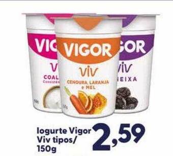 Confiança Supermercados Iogurte vigor viv tipos oferta