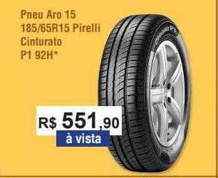 Pneu aro 15 185 65r15 pirelli cinturato p1 92h