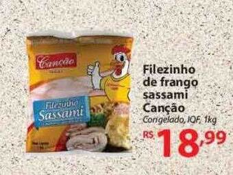 Nacional Filezinho de frango sassami canção oferta