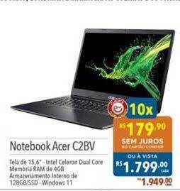 Notebook acer c2bv