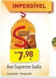 Supermercados Condor Ave suprema sadia oferta