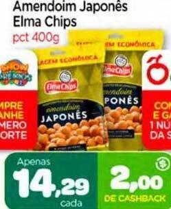 Nordestão Amendoim japonês elma chips pct oferta