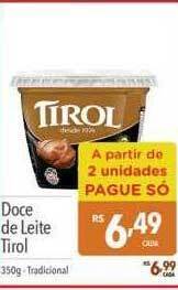 Supermercados Condor Doce de leite tirol oferta