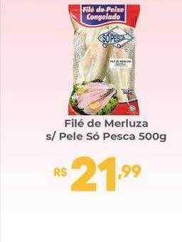 Coocerqui Filé de merluza s pele só pesca oferta