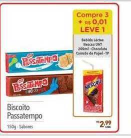 Supermercados Condor Biscoito passatempo oferta
