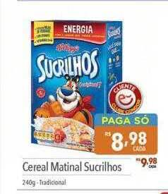 Cereal matinal sucrilhos