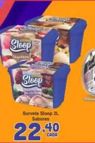 Rede Super Compras Sorvete sloop sabores oferta