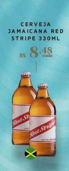 Empório Bahamas Cerveja jamaicana red stripe oferta