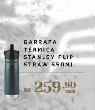 Garrafa térmica stanley flip straw 650ml
