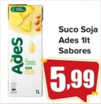 O Boticário Suco Soja Ades 1L sabores oferta