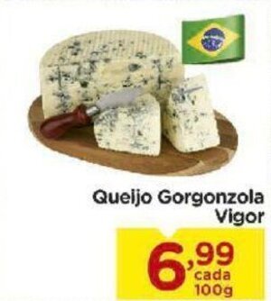 Carrefour Bairro Queijo Gorgonzola Vigor 100g oferta