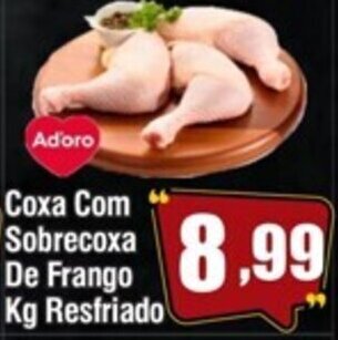 O Boticário Coxa com Sobrecoxa de frango 1kg resfriado oferta