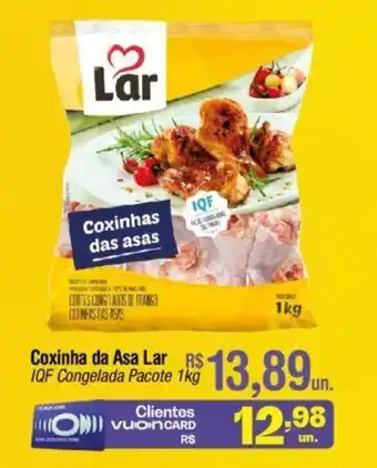 Fort Atacadista Coxinha da asa Lar pacote 1kg oferta