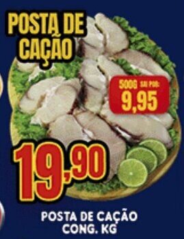 Supermercados Cristal Posta de Cacao cong. 1kg oferta
