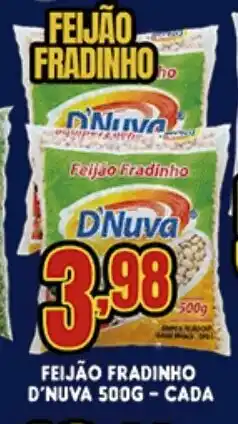 Supermercados Cristal Feijao Fraldinho D'Nuva 500g cada oferta