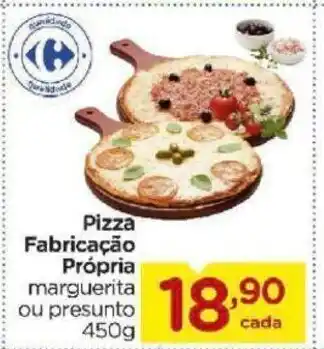 Carrefour Bairro Pizza Fabricacao Propria 450g oferta