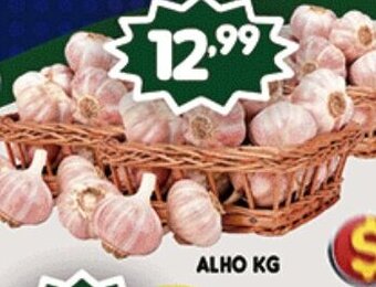 Supermercados Cristal Alho 1kg oferta