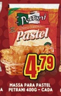 Supermercados Cristal Massa para Pastel Petrani 400g - cada oferta