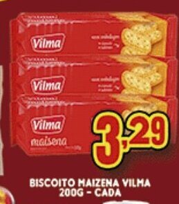 Biscoito Maizena Vilma 200g cada