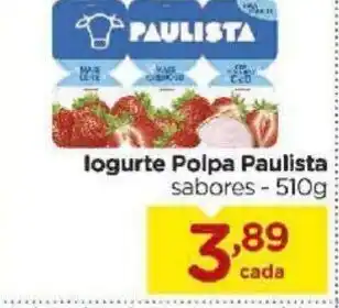 Carrefour Bairro Iogurte Polpa Paulista 510g oferta