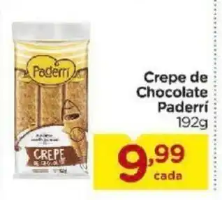 Carrefour Bairro Crepe de Chocolate Paderri 192g oferta